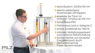 Sicherheitszuhaltung PSENmlock Mini von Pilz [upl. by Keller]