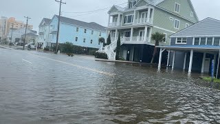 Tropical Storm Debbys impacts throughout North Myrtle Beach [upl. by Desdamona]