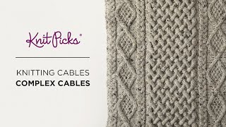 How to Knit Complex Cables  Knitting Tutorial [upl. by Ahsiek107]