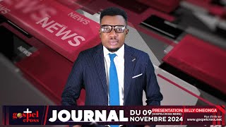 JOURNAL FRANÇAIS DU SAMEDI 09 NOVEMBRE 2024 GOSPELCROSS NEWS [upl. by Aratas287]