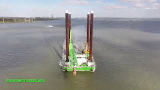 Neptune on the Western Scheldt near Vlissingen [upl. by Inoliel565]