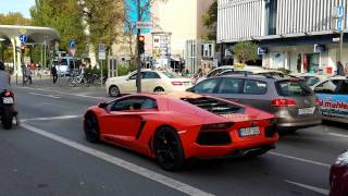 Lamborghini Aventador acceleration SOUND [upl. by Shoshanna562]