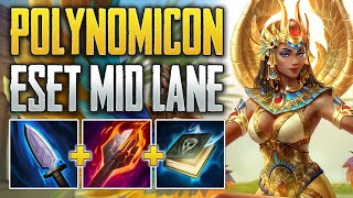 IS POLYNOMICON OP Eset Mid Gameplay SMITE Conquest AZ [upl. by Orv]