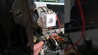 using a Peltier device to cool a CPU BELOW 0° shorts [upl. by Helsie106]