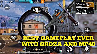 Inasne Kills With GROZA And MP40👑😎 l viral freefire motivation [upl. by Anifad]