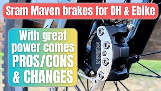 Sram Maven Brake Review  50 more power than codes for DH and Ebikes [upl. by Atinaw]