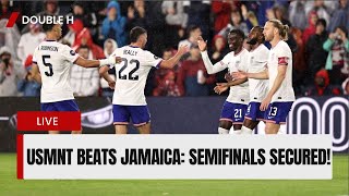 USMNT Dominates Jamaica CONCACAF Semifinals Secured USA vs Jamaica [upl. by Umberto]