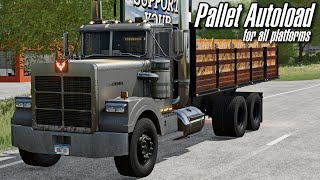 Pallet Autoload for All Platforms  Tips amp Tricks FS22 [upl. by Bruni]