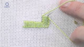 Learn How To Buttonhole Stitch on Evenweave  Pearl 5 [upl. by Wampler69]