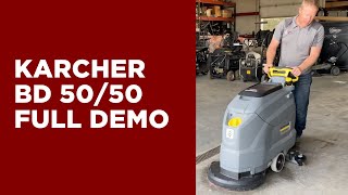 Karcher BD 5050 Scrubber In Action [upl. by Farleigh]