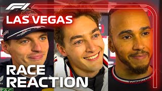 Drivers React After The Race  2024 Las Vegas Grand Prix [upl. by Aihsyak]