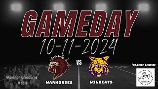 Devine Warhorses Vs Carrizo Spring Wildcats 101124 [upl. by Colpin802]