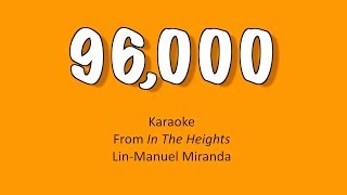 96000  In The Heights  TIG Music Karaoke Cover [upl. by Ahsinik773]