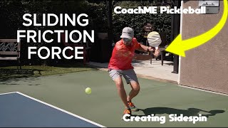 How To Master the Pickleball Sidespin Shot 😵‍💫  CoachME Pickleball [upl. by Aneerb]