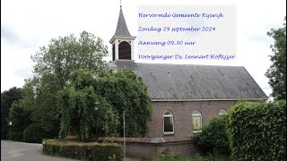 20240929 0930 uur Hervormde Gemeente Rijswijk NBr [upl. by Leziar]