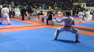 All India interzonal karate championship 2022 Senior Male kata final  Naveen [upl. by Jillayne873]