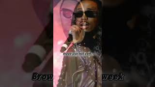 Chris Brown drops NEW Quavo diss track Update shorts rap news [upl. by Arraeit]