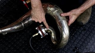 2stroke Pipe Repair HydraForce with custom bung [upl. by Trask611]