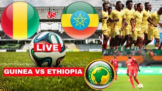 Guinea vs Ethiopia Live Stream African Cup Nations Afcon Qualifiers Football Match Score Highlights [upl. by Rosenthal]