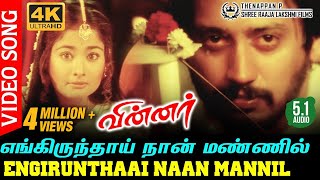 Engirunthai Naan Mannil Piranthidum Pothu 4K Video Song  Winner  Prashanth  Kiran Rathod  YSR [upl. by Lindsy]