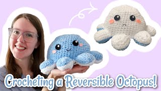 I crocheted the reversible octopus plush [upl. by Orpah]