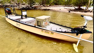 GHEENOE CLASSIC Boat Review and Walk Through 25hp Mercury [upl. by Rafaj]