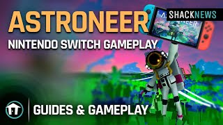 Astroneer  Nintendo Switch Gameplay [upl. by Narrad]