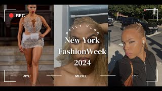 NYFW VLOG  CASTING CALLS • FASHION SHOW • VMAS • FOOD [upl. by Darra]