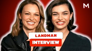 Landman Stars Kayla Wallace amp Paulina Chávez Discuss Their Totally Different Characters  Interview [upl. by Kubetz861]