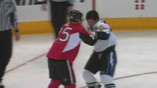 Zenon Konopka vs Chris Neil Dec 13 2008 [upl. by Scotty643]