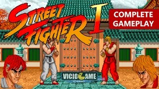 Street Fighter 1 1987  Complete Gameplay [upl. by Dhiren]