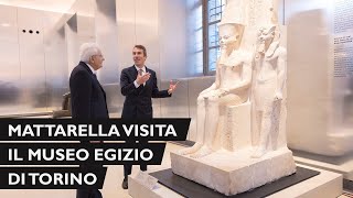 Il Presidente Mattarella in visita al Museo Egizio di Torino [upl. by Lrae527]