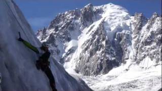 Examen Aspirant Guide 2011 épreuve de glace Chamonix MontBlanc Glacier dArgentière alpinisme [upl. by Darlleen]