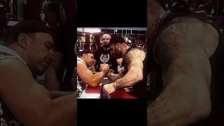 Alexey Voevoda training Dennis Cpylenkov ‼️shorts armwrestling power deniscyplenkov armpower [upl. by Grof]