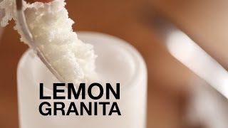 Lemon Granita Recipe • ChefSteps [upl. by Cini]