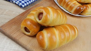 Сосиски в Тесте ✧ Простой рецепт воздушного теста ✧Sausage Roll Recipe English Subtitles [upl. by Attennyl850]