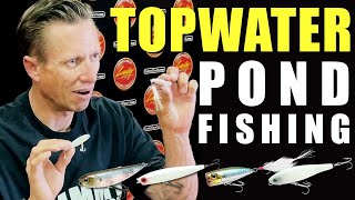 【Early Summer】Pond Fishing Topwater Technique [upl. by Nosaes]