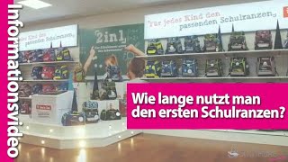 Wie lange nutzt man den ersten Schulranzen [upl. by Annauqal]