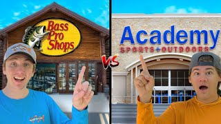 25 Academy vs Bass Pro Shops Fishing Challenge Ft Bass fishing Productions [upl. by Seiuqram]