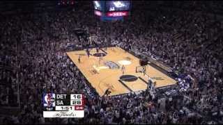 2005 NBA Finals  Detroit vs San Antonio  Game 2 Best Plays [upl. by Aehtna]