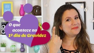 O QUE ACONTECE NO PRIMEIRO DIA DE GRAVIDEZ  Monica Romeiro [upl. by Proudfoot]