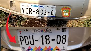 COMO CAMBIAR PLACAS DE OTRA ENTIDAD AL ESTADO DE MÉXICO  TUTORIAL [upl. by Attenahs55]