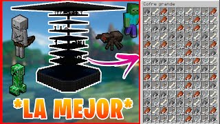 ✅ LA MEJOR GRANJA de MOBS en MINECRAFT 117 👉LA DEFINITIVA 👈 [upl. by Bodwell836]