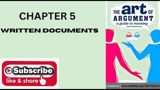 Chapter 5 Written Documents [upl. by Hollis]