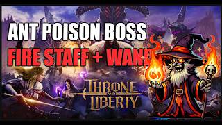 Throne and Liberty  8th Poison Explosion Detox Herbs  Fire Staff  Wand  Vampiric Build [upl. by Soiritos]