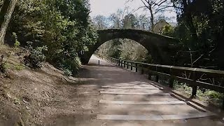 A quick journey through Jesmond Dene amp Heaton Park  Newcastle upon Tyne Cycle Route HD [upl. by Ayotyal162]