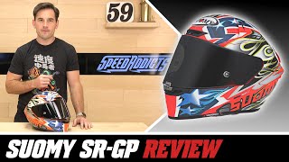 Suomy SRGP Racing Helmet Review at SpeedAddictscom [upl. by Arsuy]