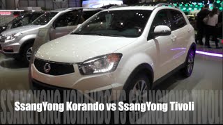 SsangYong Korando 2015 vs SsangYong Tivoli 2015 [upl. by Ellemaj991]