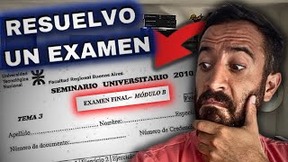 Así de DIFICIL es un examen para ACCEDER a la UTN [upl. by Singband692]