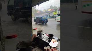 Barish me Chaay pi ke maja agiya hai barish chaaya youtube automobile excevetor [upl. by Enirod209]